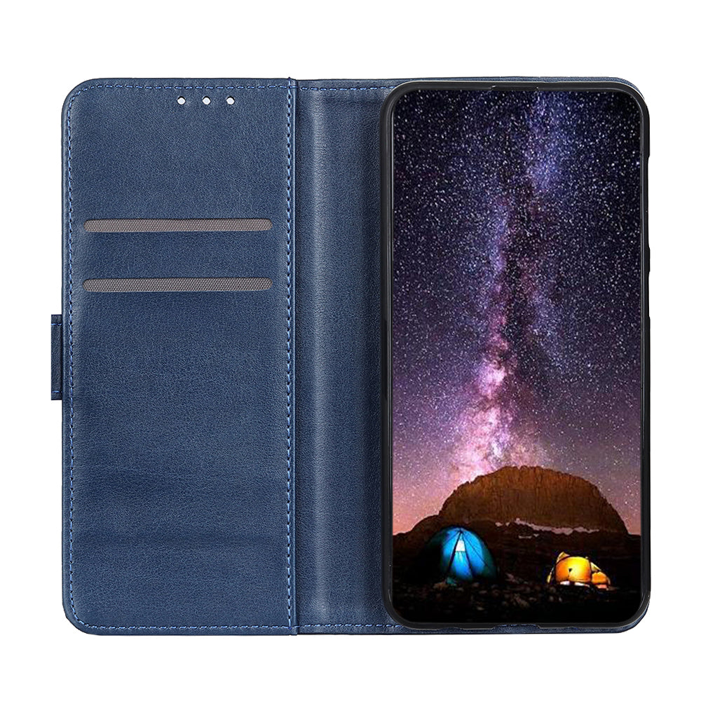 Leather with Stand Case with Card Slots Wallet for Samsung Galaxy S20 FE/S20 Fan Edition/S20 FE 5G/S20 Fan Edition 5G/S20 Lite - Blue