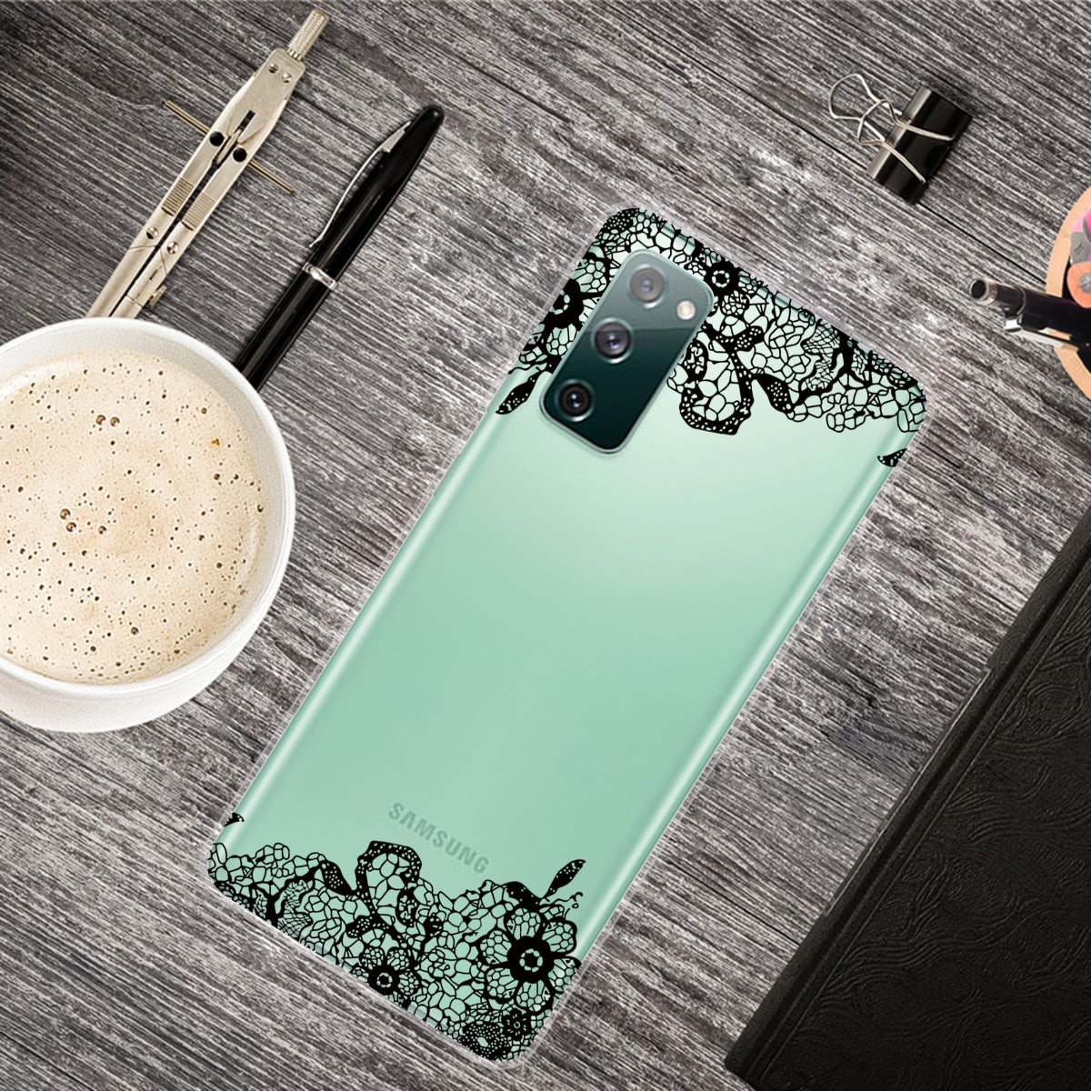 Printing Skin IMD TPU Cover for Samsung Galaxy S20 FE 4G/5G/S20 Lite/S20 FE 2022 - Lace