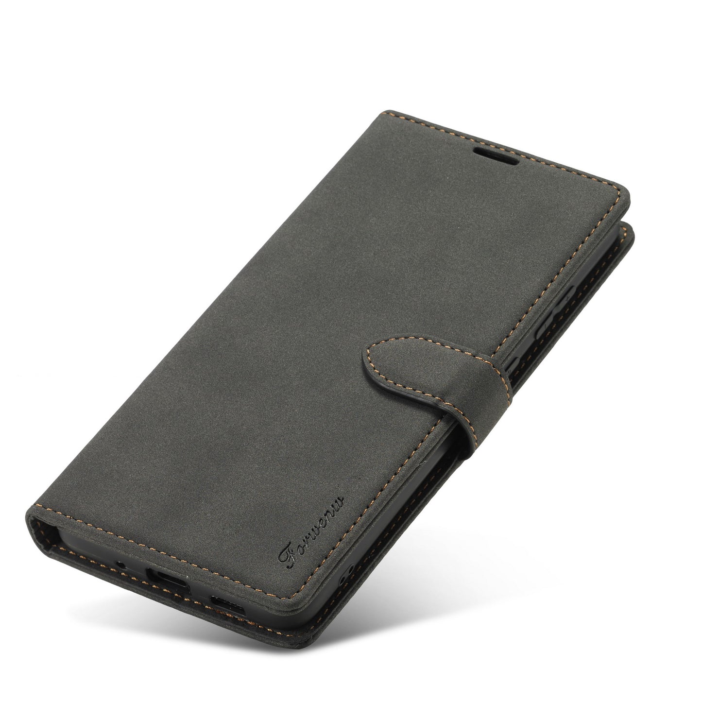 FORWENW F1 Series Case for Samsung Galaxy S20 FE/S20 Fan Edition/S20 FE 5G/S20 Fan Edition 5G/S20 Lite/S20 FE 2022 Leather Wallet Stand Cover - Black