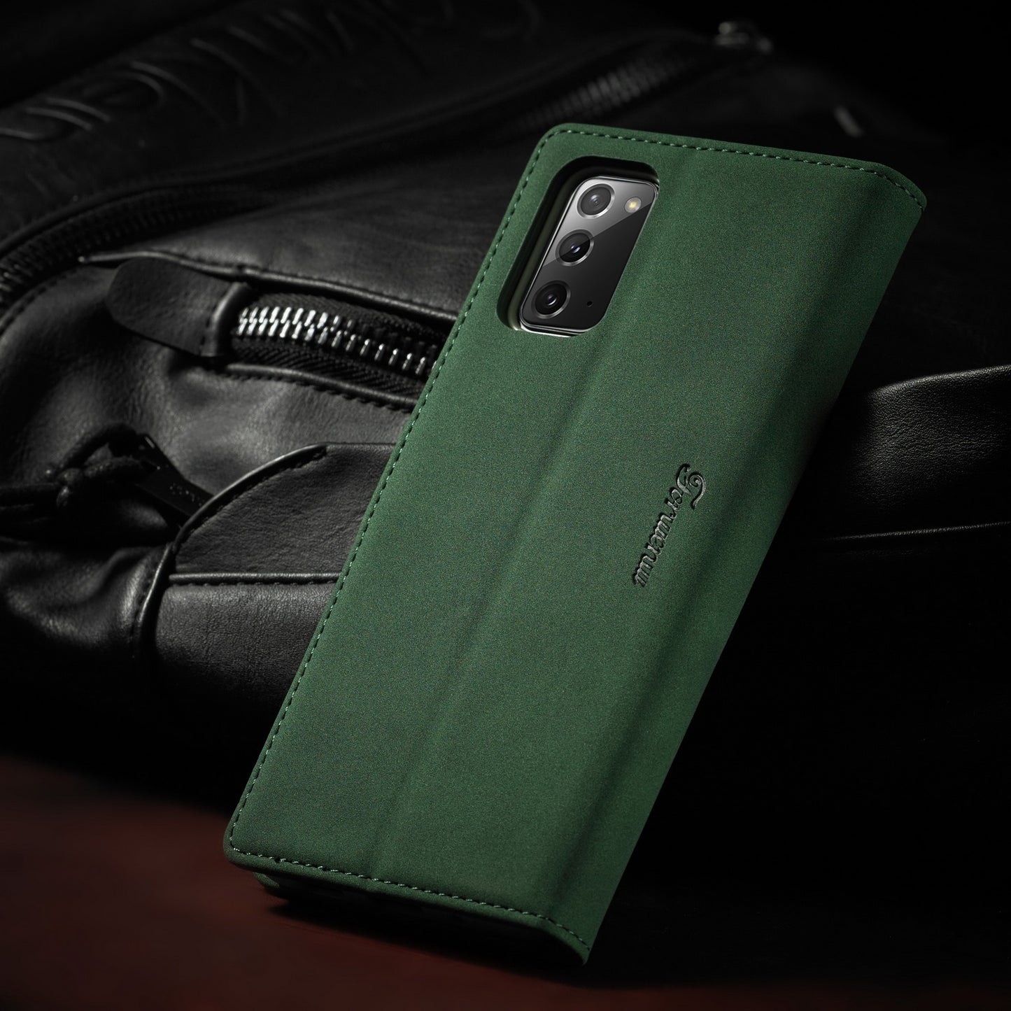FORWENW F1 Series Case for Samsung Galaxy S20 FE/S20 Fan Edition/S20 FE 5G/S20 Fan Edition 5G/S20 Lite/S20 FE 2022 Leather Wallet Stand Cover - Green