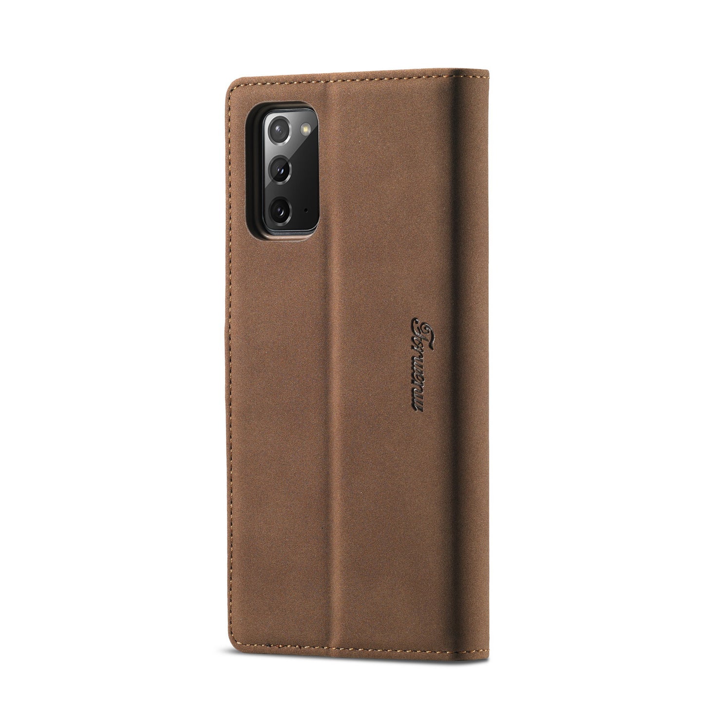 FORWENW F1 Series Case for Samsung Galaxy S20 FE/S20 Fan Edition/S20 FE 5G/S20 Fan Edition 5G/S20 Lite/S20 FE 2022 Leather Wallet Stand Cover - Brown