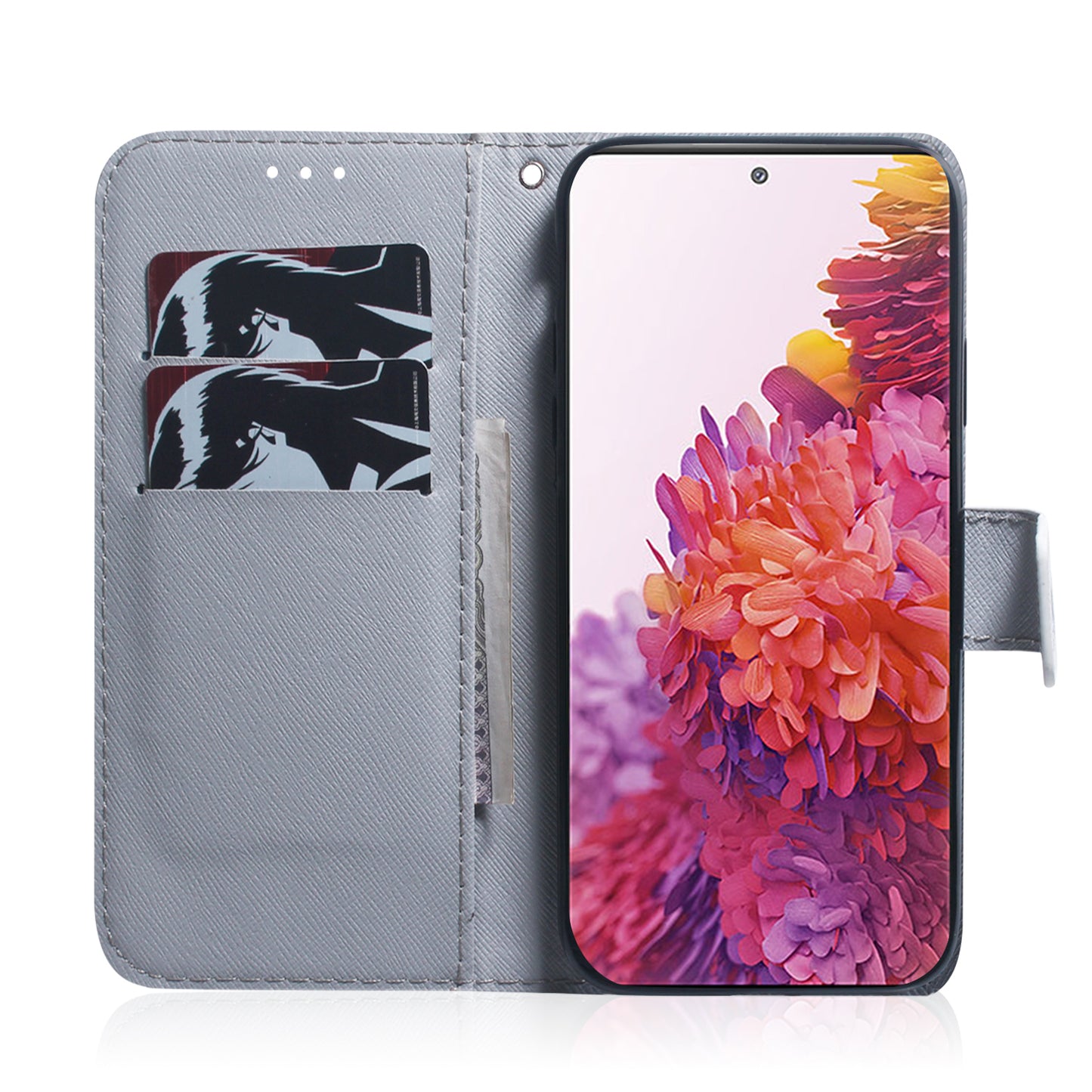For Samsung Galaxy S20 FE/S20 Fan Edition/S20 FE 5G/S20 Fan Edition 5G/S20 Lite/S20 FE 2022 Pattern Printing Wallet Leather Phone Case - Lion