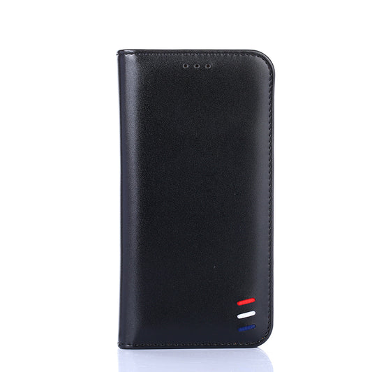 For Samsung Galaxy S20 FE/S20 Fan Edition/S20 FE 5G/S20 Fan Edition 5G/S20 Lite/S20 FE 2022 Auto-Absorbed Magnetic Braid Leather Phone Protective Case - Black