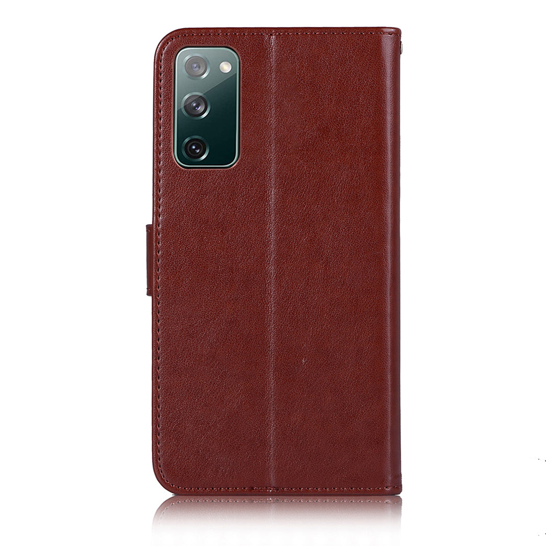 For Samsung Galaxy S20 FE/S20 Fan Edition/S20 FE 5G/S20 Fan Edition 5G/S20 Lite/S20 FE 2022 Imprinted Dream Catcher Owl Leather Wallet Case - Brown