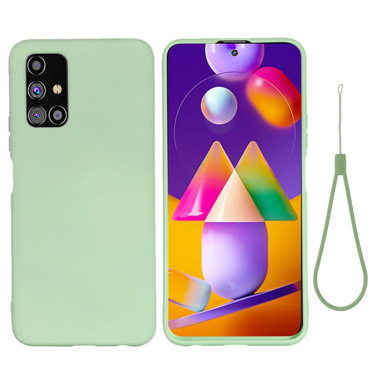 Liquid Silicone Phone Case for Samsung Galaxy M31s - Green