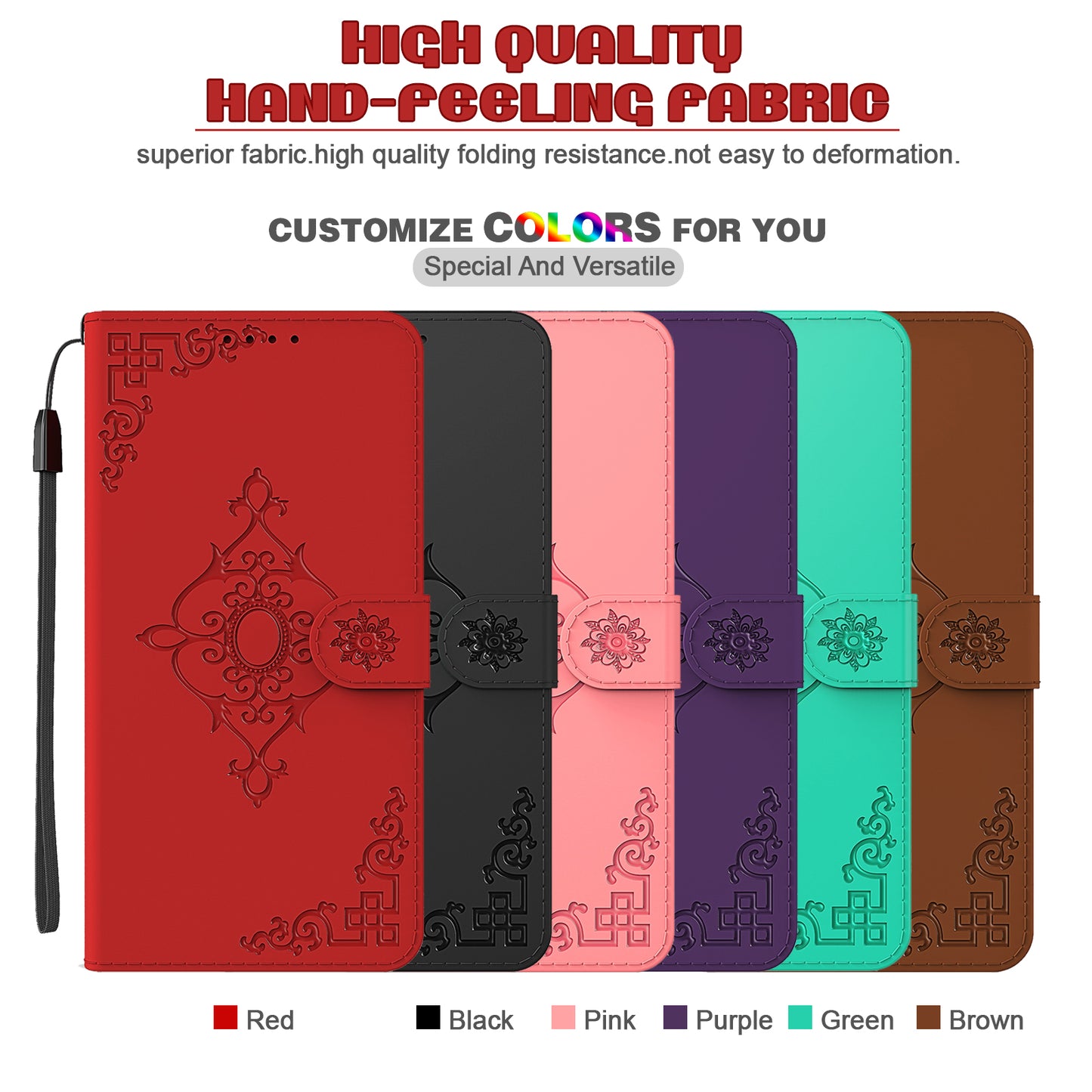 Symmetrical Pattern Imprinting Wallet Leather Phone Stand Protector for Samsung Galaxy S20 FE/S20 Fan Edition/S20 FE 5G/S20 Fan Edition 5G - Red