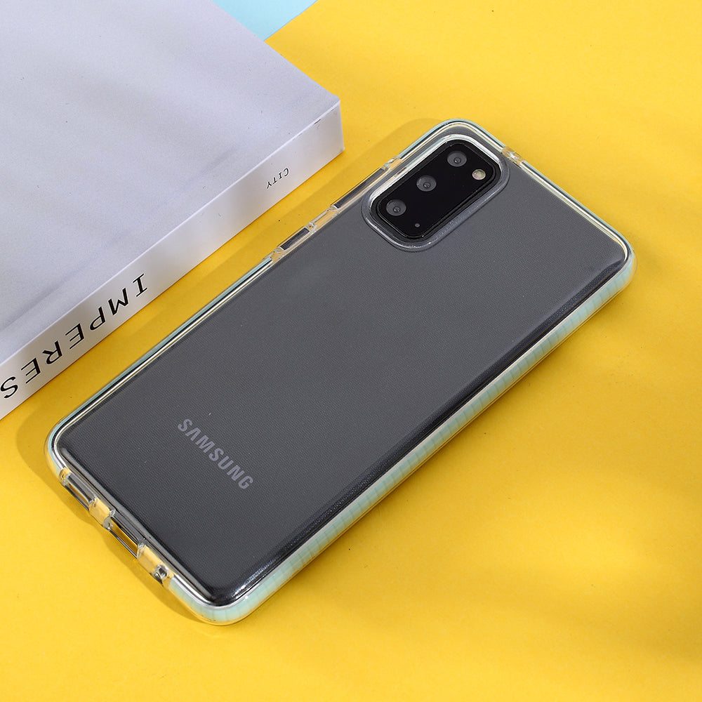 Crystal Clear Bi-color TPU Phone Case for Samsung Galaxy S20 FE