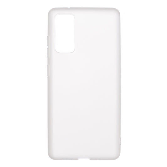 Pure Colour Matte Soft TPU Cover Phone Case for Samsung Galaxy S20 FE 4G/5G/2022/S20 Lite - Transparent