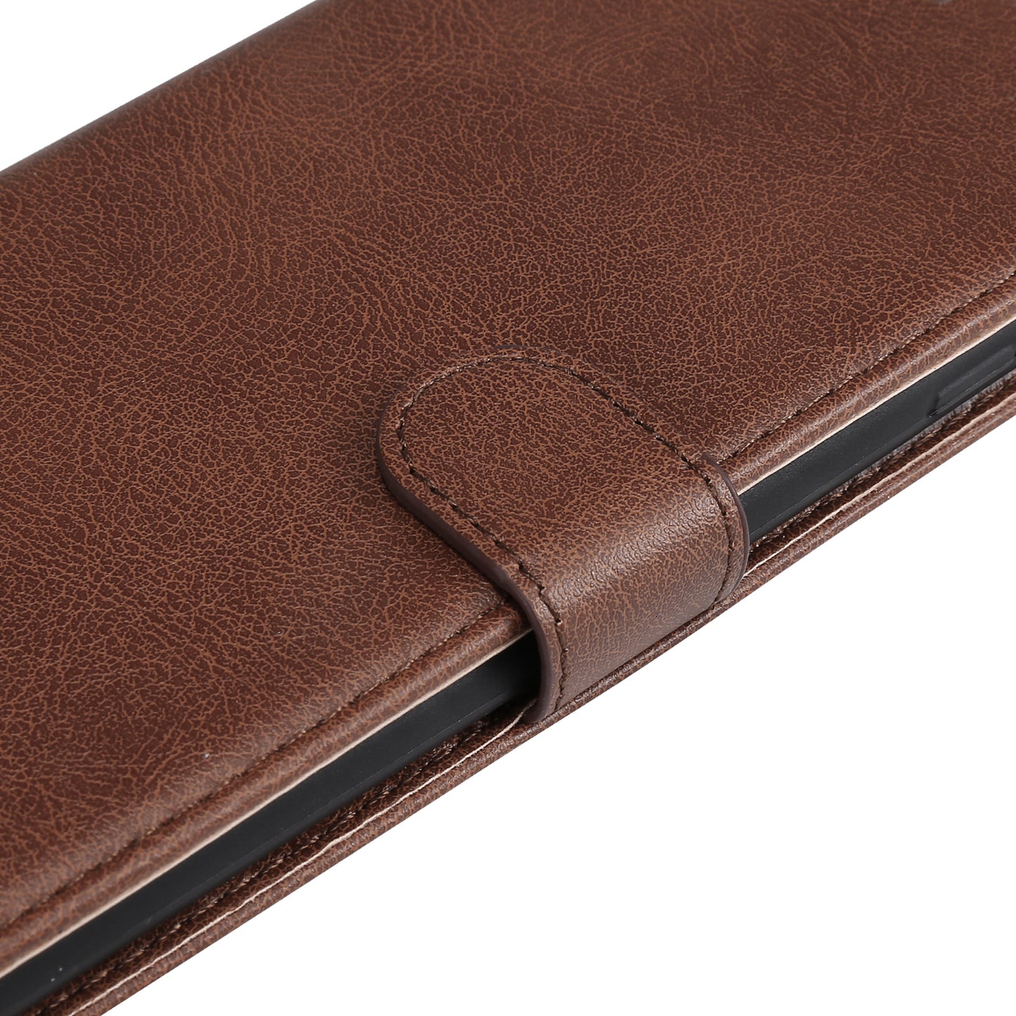 KT Leather Series-2 PU Leather Wallet Stand Case with Lanyard for Samsung Galaxy S20 FE 4G/5G/2022/S20 Lite - Brown