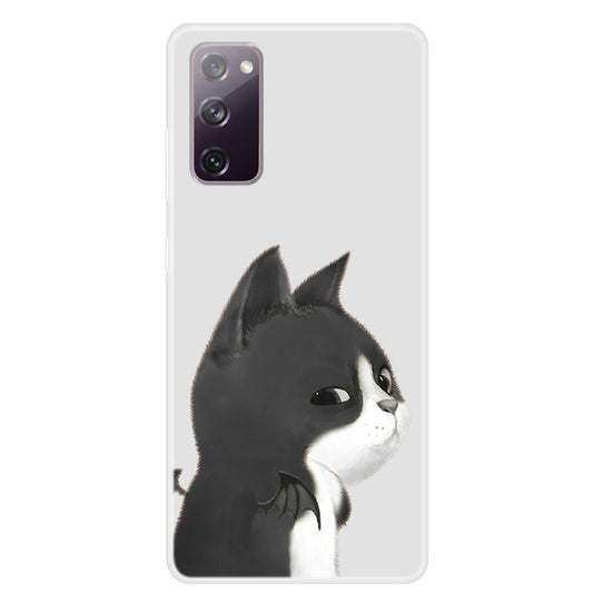 Patterned TPU Soft Case for Samsung Galaxy S20 FE/S20 Fan Edition/S20 FE 5G/S20 Fan Edition 5G - Cat