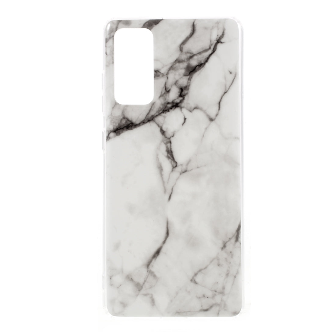 Glossy IMD Marble Pattern TPU Case for Samsung Galaxy S20 FE 4G/5G/2022/S20 Lite - Style D