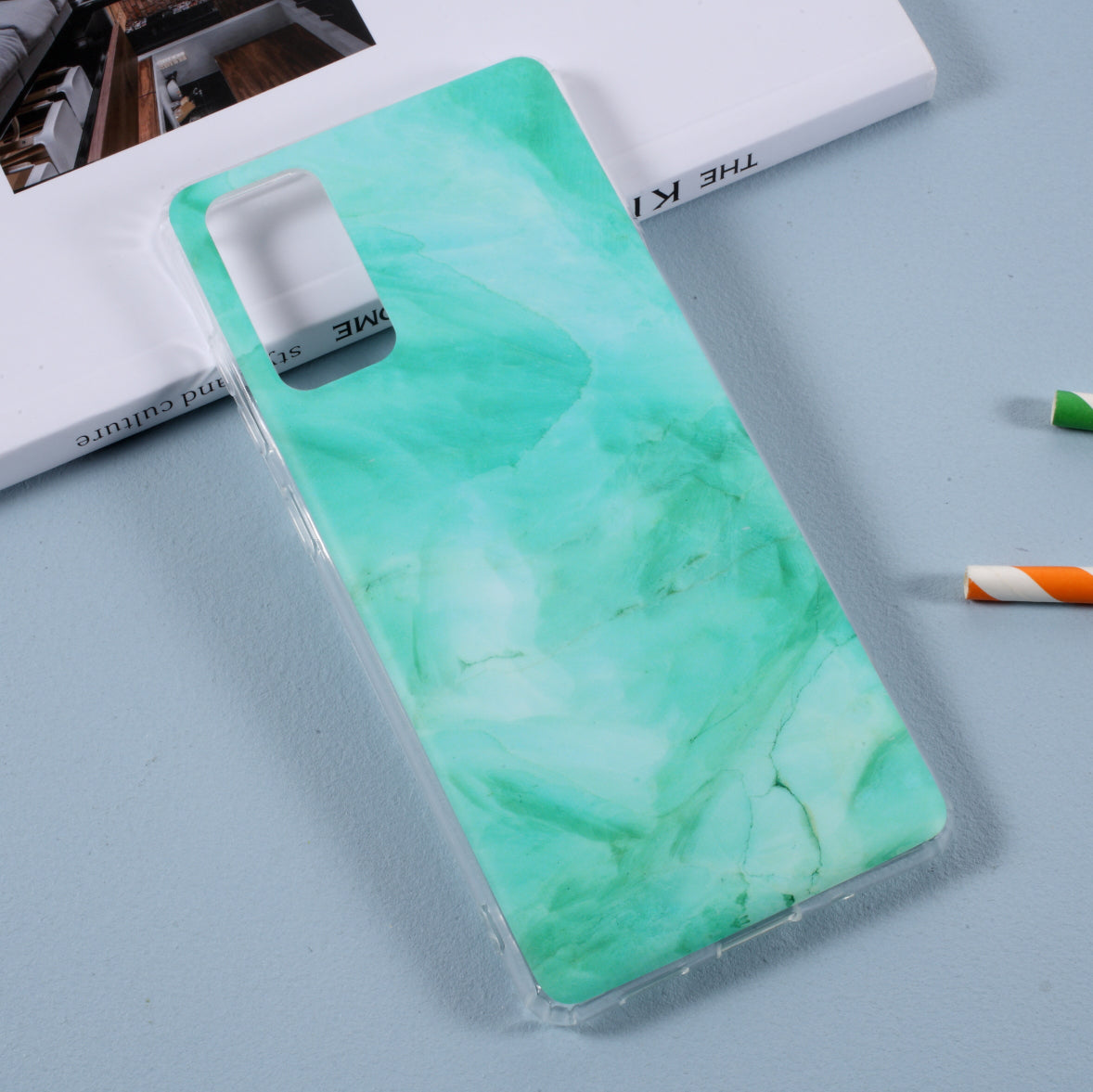 Frosted Marble Pattern Printing TPU Case for Samsung Galaxy S20 FE 4G/5G/2022/S20 Lite - Style B
