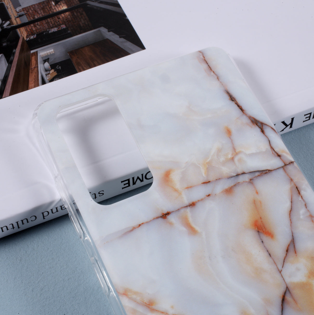 Frosted Marble Pattern Printing TPU Case for Samsung Galaxy S20 FE 4G/5G/2022/S20 Lite - Style C