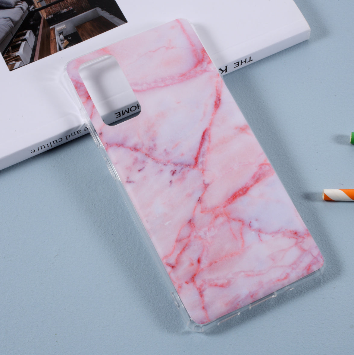 Frosted Marble Pattern Printing TPU Case for Samsung Galaxy S20 FE 4G/5G/2022/S20 Lite - Style D