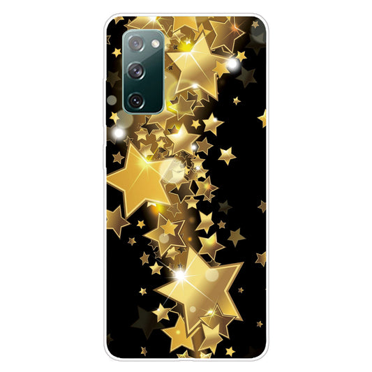 High Transmittance Patterned Shell for Samsung Galaxy S20 FE 4G/5G/2022/S20 Lite TPU Case - Star