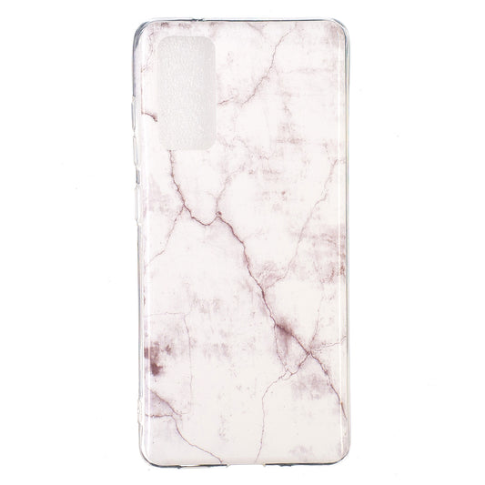 For Samsung Galaxy S20 FE 4G/5G/S20 Lite/S20 FE 2022 Marble Pattern Anti-drop IMD TPU Cover - Style R
