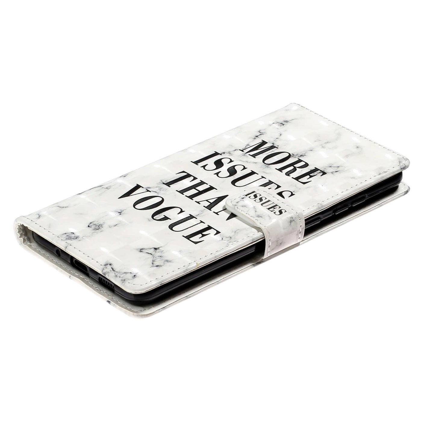 For Samsung Galaxy S20 FE 4G/5G/S20 Lite/S20 FE 2022 Light Spot Decor Pattern Printing Leather Case - Slogan
