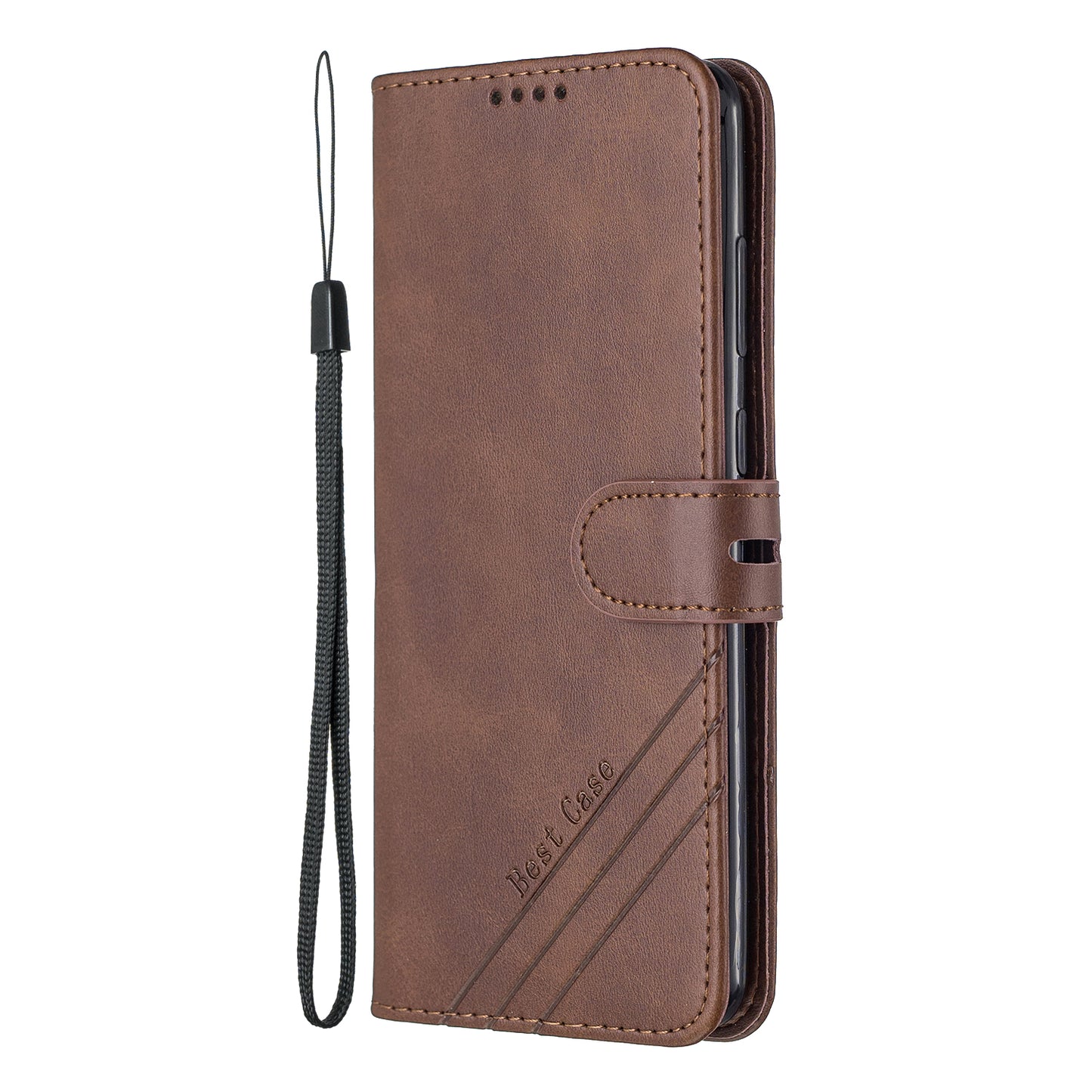 For Samsung Galaxy S20 FE 4G/5G/S20 Lite/S20 FE 2022 Classic Wallet Leather Stand Phone Protective Cover - Coffee