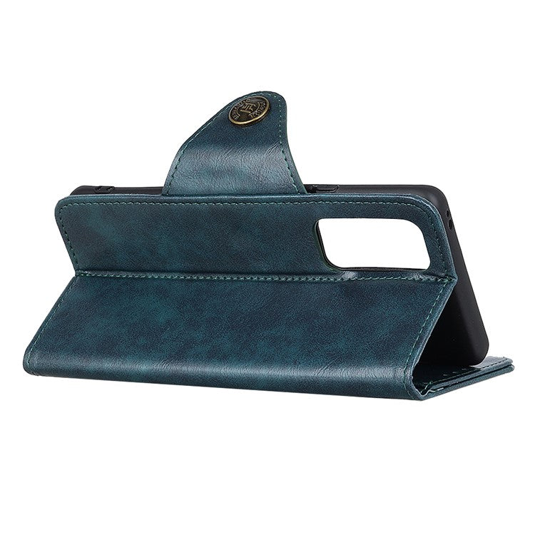 Wallet Stand Flip Leather Case Phone Cover for Samsung Galaxy A52 4G/5G / A52s 5G - Blue