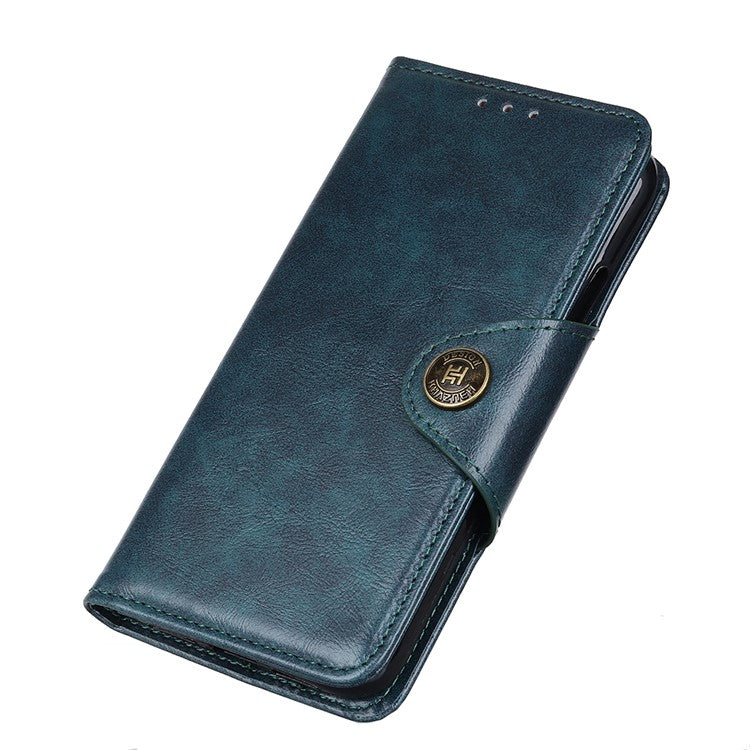 Wallet Stand Flip Leather Case Phone Cover for Samsung Galaxy A52 4G/5G / A52s 5G - Blue