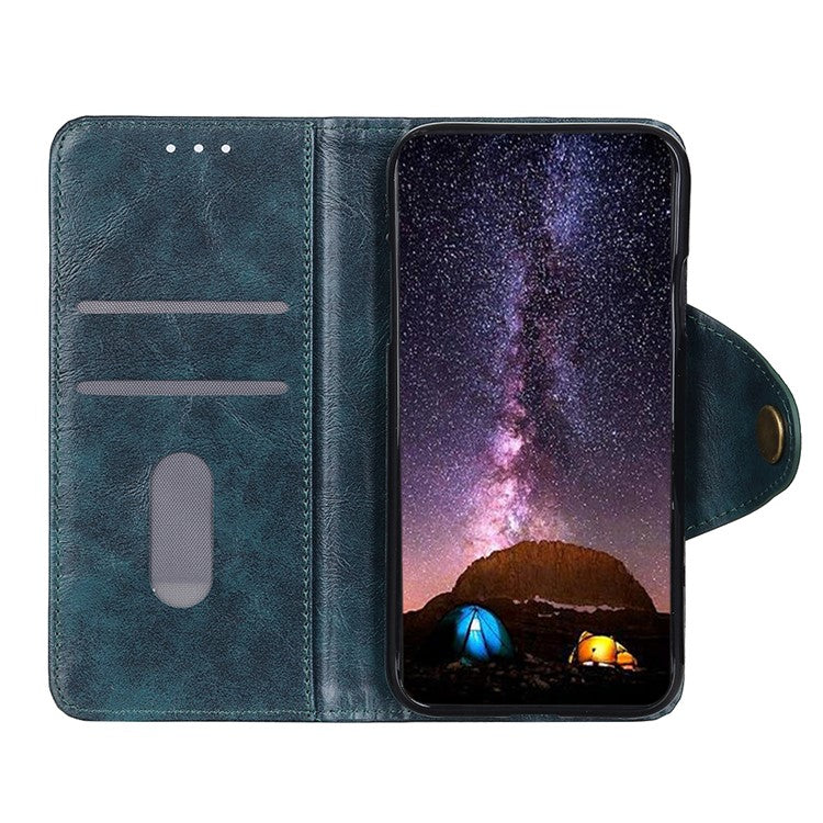 Wallet Stand Flip Leather Case Phone Cover for Samsung Galaxy A52 4G/5G / A52s 5G - Blue