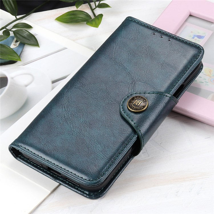 Wallet Stand Flip Leather Case Phone Cover for Samsung Galaxy A52 4G/5G / A52s 5G - Blue