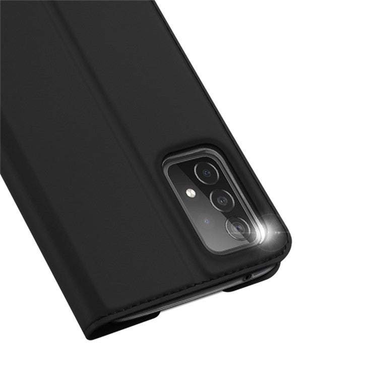 DUX DUCIS Skin Pro Series for Samsung Galaxy A52s/A52 4G/5G / A52s 5G Card Slot Auto-Absorbed Leather Cell Phone Stand Case - Black