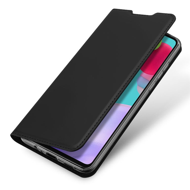 DUX DUCIS Skin Pro Series for Samsung Galaxy A52s/A52 4G/5G / A52s 5G Card Slot Auto-Absorbed Leather Cell Phone Stand Case - Black