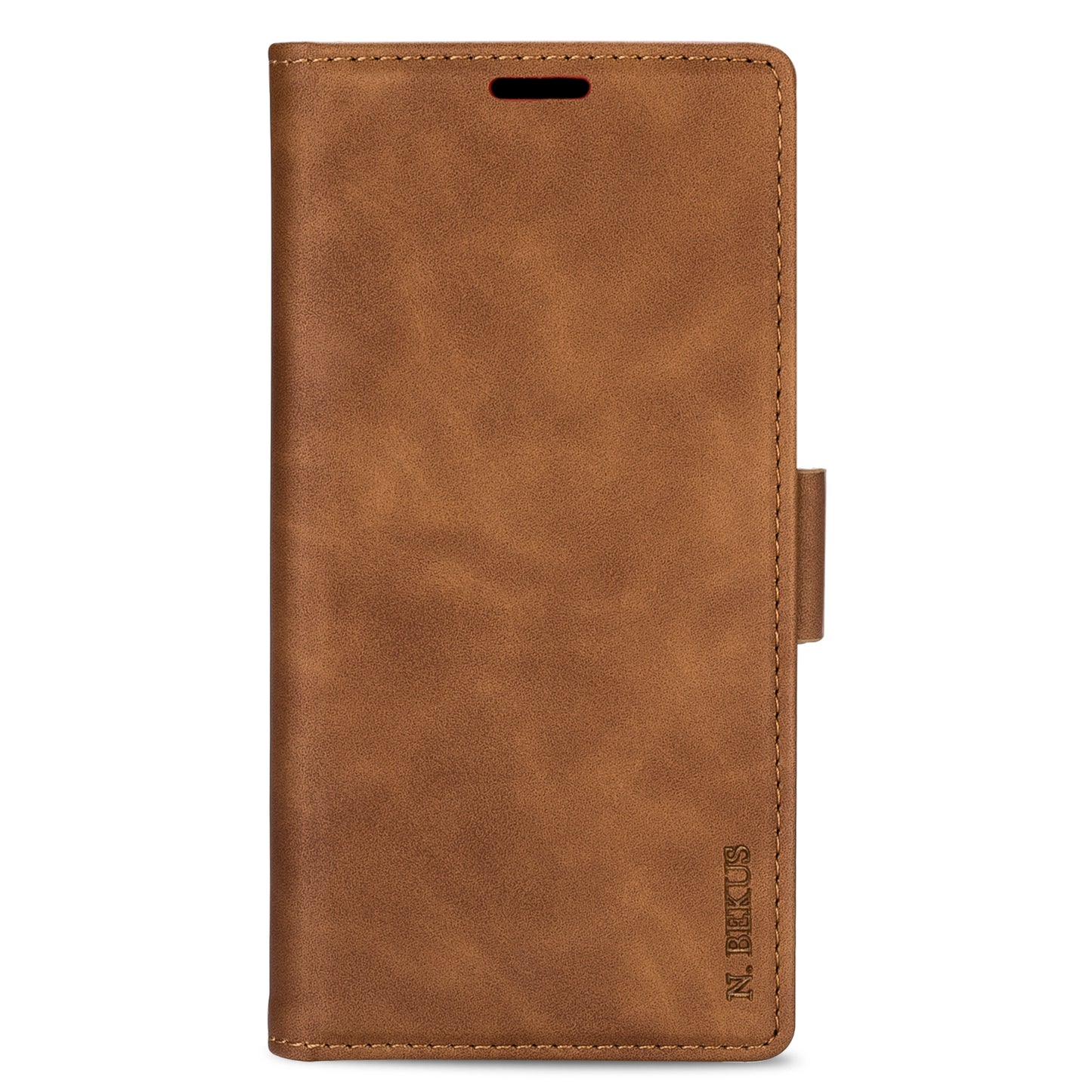 N.BEKUS PU Leather Wallet Phone Stand Case for Samsung Galaxy S20 FE/S20 Fan Edition/S20 FE 5G/S20 Fan Edition 5G - Brown