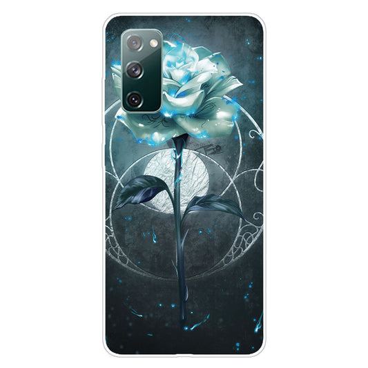 Pattern Printing Flexible TPU Phone Case for Samsung Galaxy S20 FE 4G/FE 5G/S20 Lite/S20 FE 2022 - Beautiful Flower