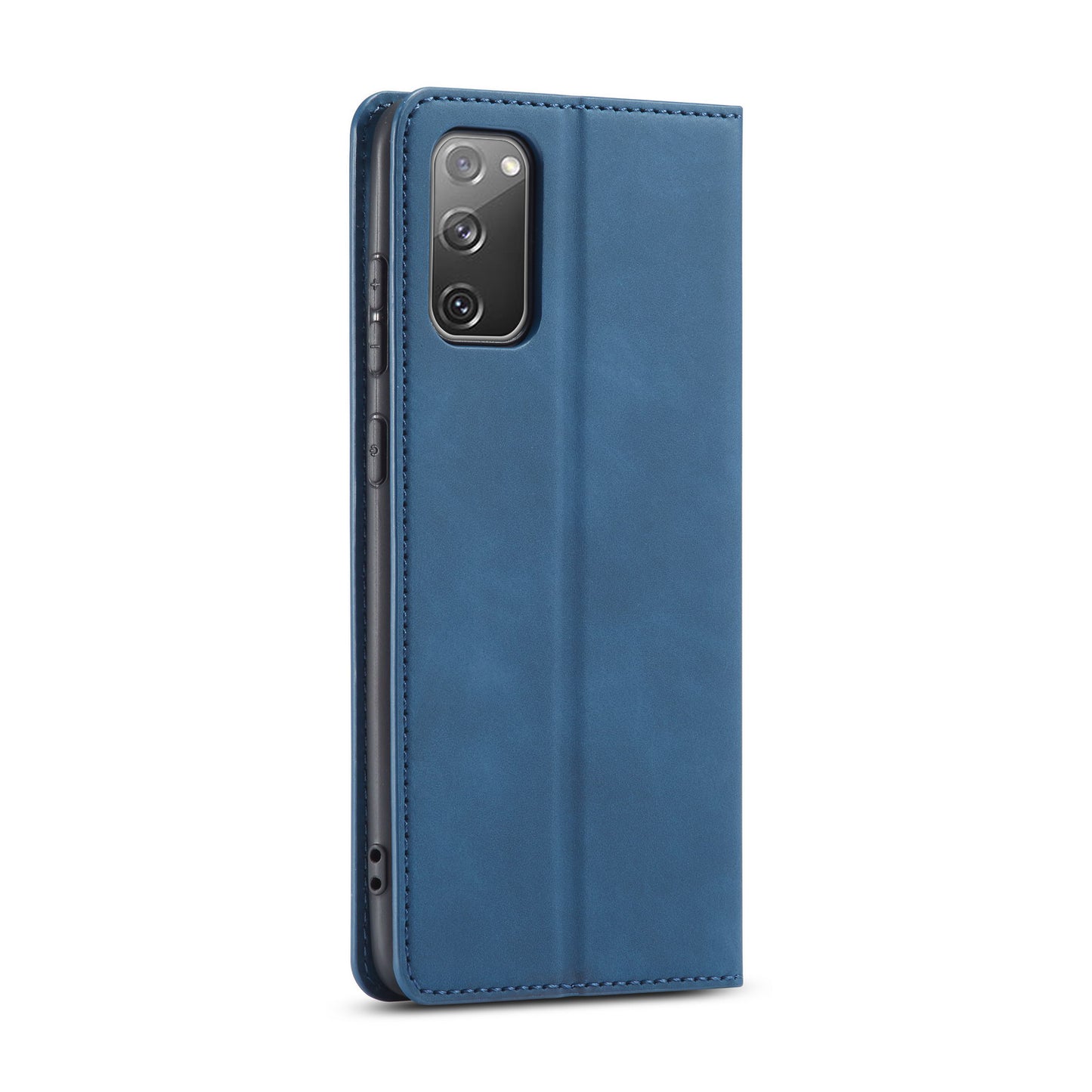 FORWENW Fantasy Series Skin Feeling Leather Case for Samsung Galaxy S20 FE 4G/FE 5G/S20 Lite/S20 FE 2022 - Blue