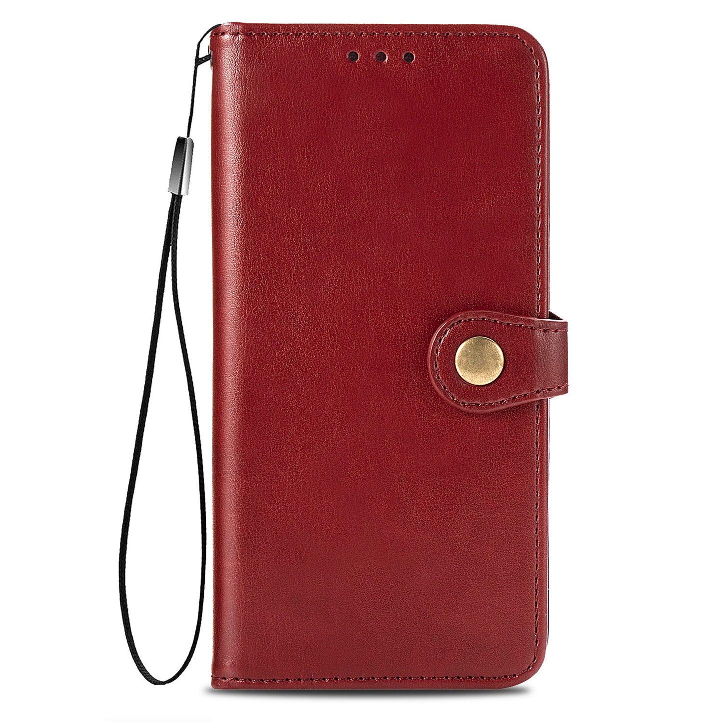 Solid Color Wallet Stand Leather Phone Shell for Samsung Galaxy S20 FE 4G/FE 5G/S20 Lite/S20 FE 2022  - Red
