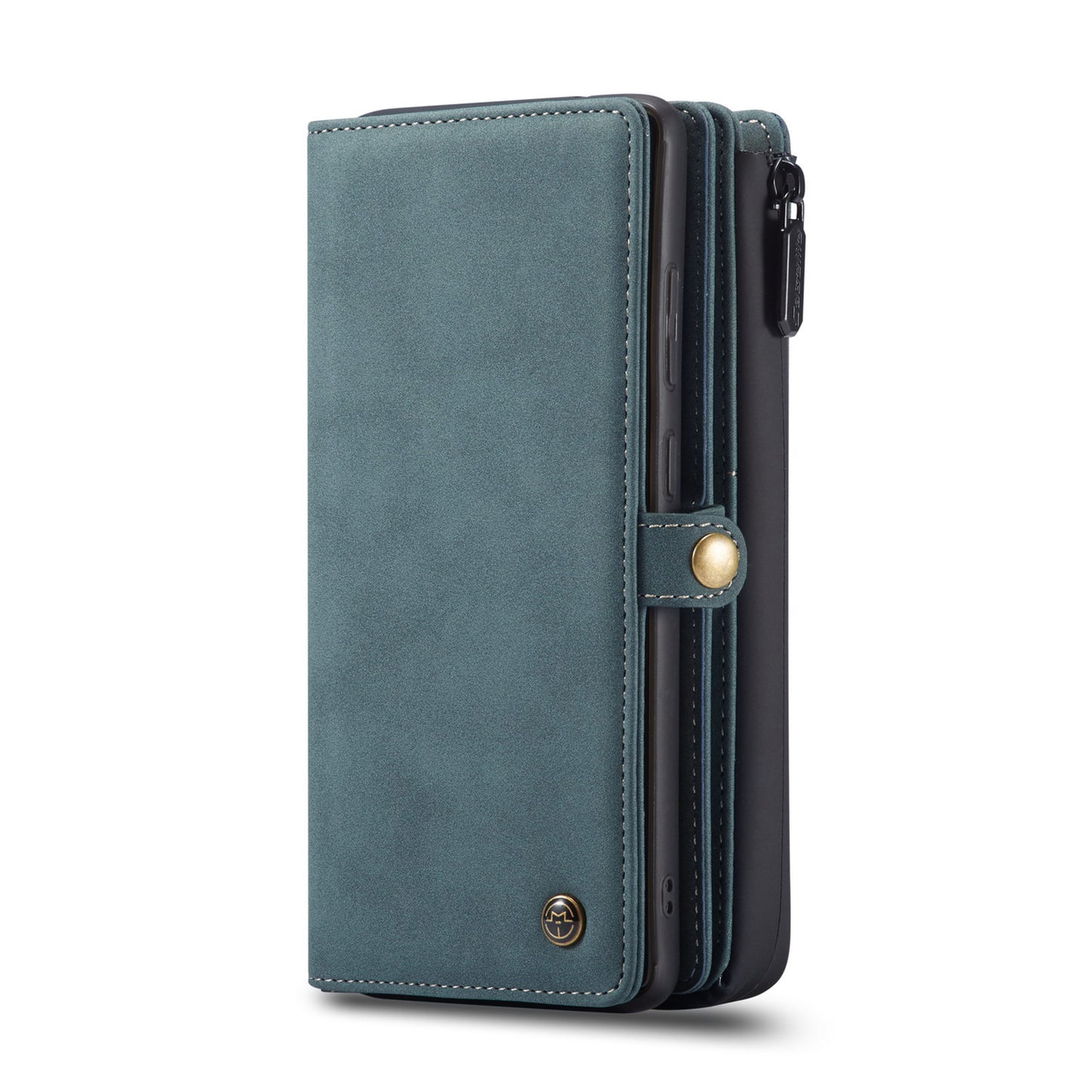 CASEME 018 Series Detachable 2-in-1 Matte Surface Leather Wallet Cover Case for Samsung Galaxy S20 FE/S20 Fan Edition/S20 FE 5G/S20 Fan Edition 5G/S20 Lite/S20 FE 2022 - Blue