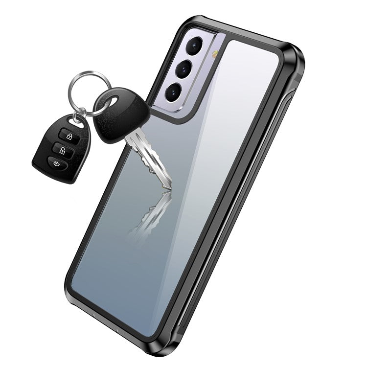 Full-body Protection Hard PC Case Shell Built-in PET Screen Protector for Samsung Galaxy S21 4G/5G