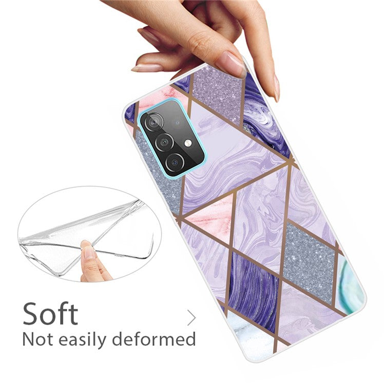 Marble Pattern Drop-proof TPU Phone Case Back Cover for Samsung Galaxy A32 4G (EU Version) - Style G