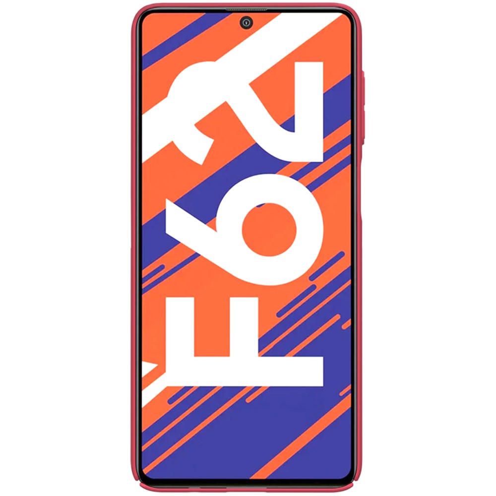 NILLKIN Super Frosted Shield Series PC Phone Case for Samsung Galaxy M62 / F62 - Red