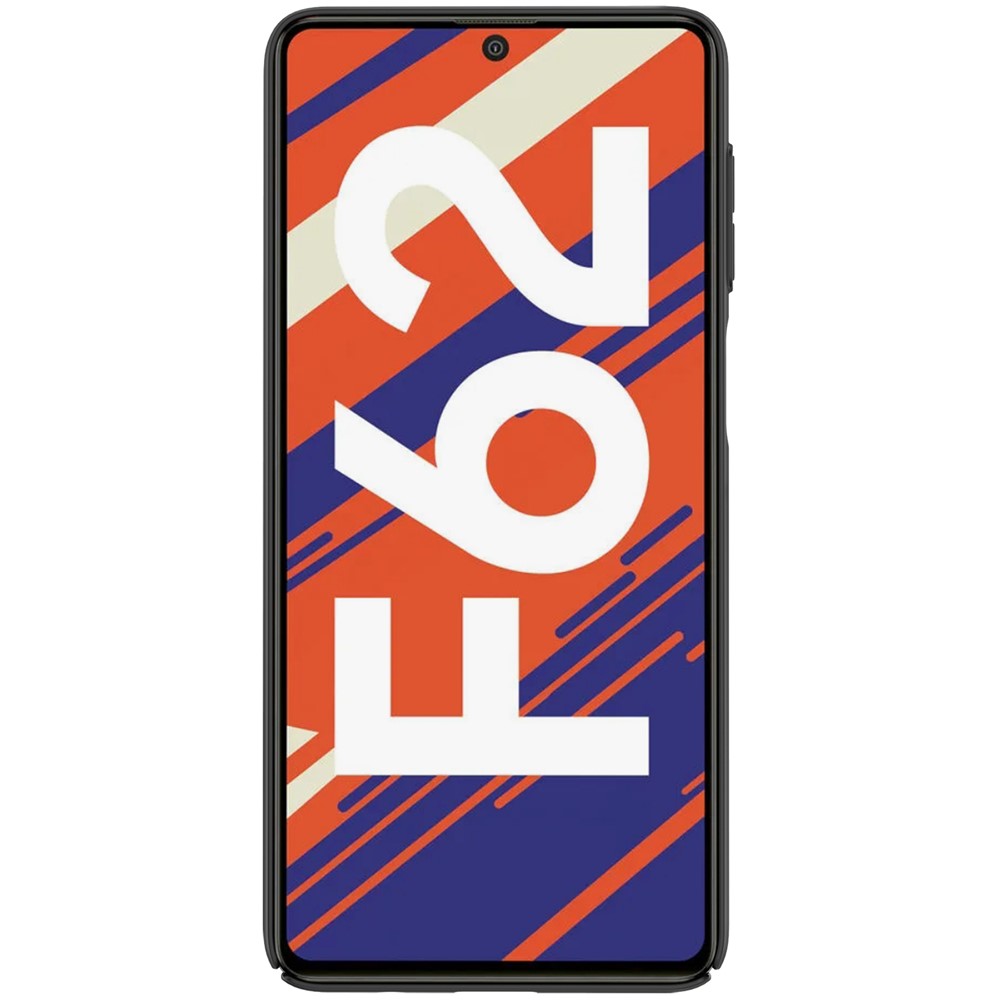 NILLKIN CamShield Hard Case PC Phone Protective Shell Cover for Samsung Galaxy F62/M62 - Black