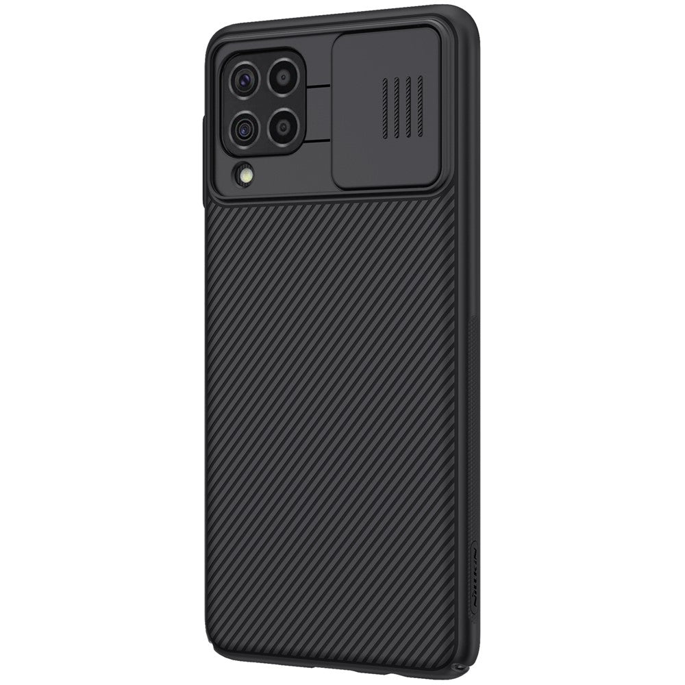 NILLKIN CamShield Hard Case PC Phone Protective Shell Cover for Samsung Galaxy F62/M62 - Black