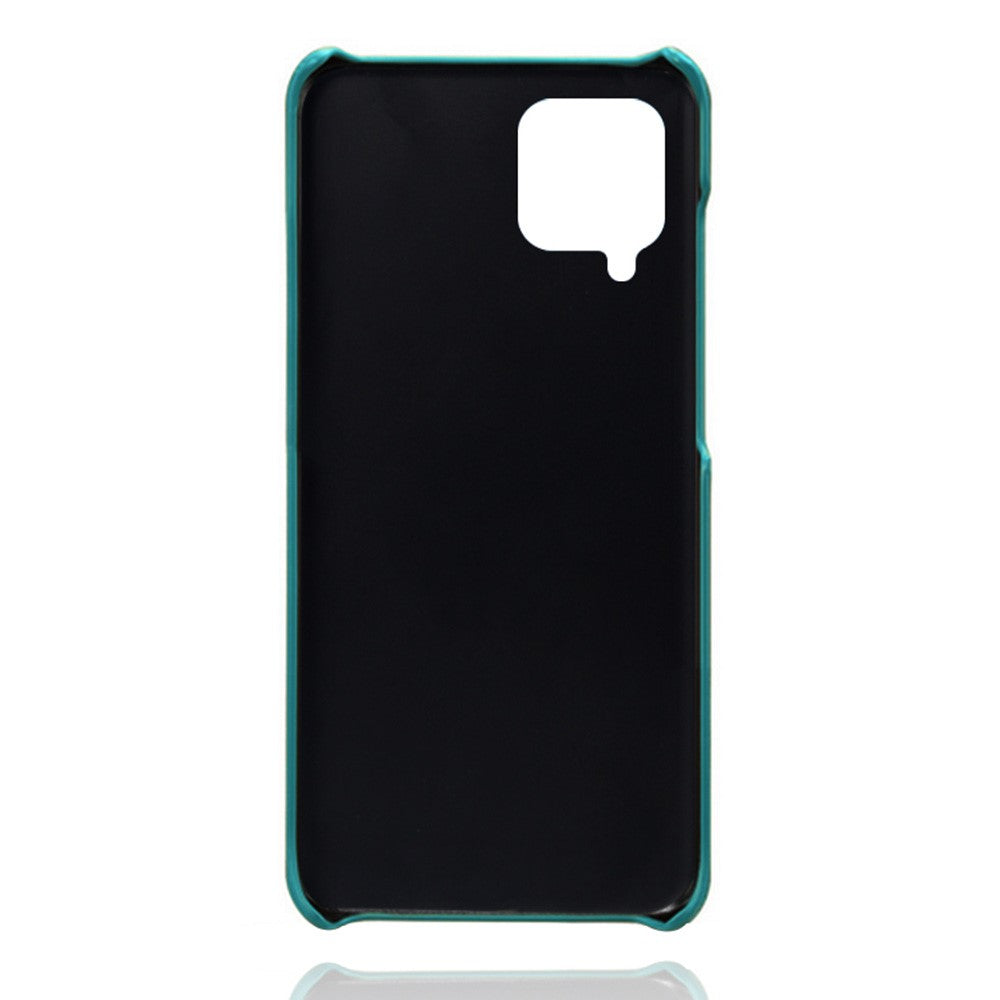 KSQ Double Card Slots PU Leather Coated Plastic Case for Samsung Galaxy M62/F62 - Green