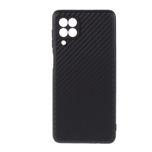 Carbon Fiber Texture TPU Mobile Phone Back Case Cover for Samsung Galaxy M62 / F62