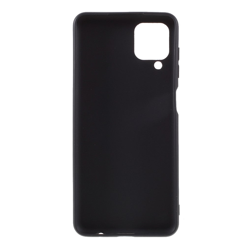 Double-Sided Matte TPU Phone Protective Case Cover Shell for Samsung Galaxy M12 - Black
