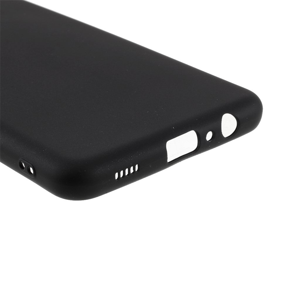 Double-Sided Matte TPU Phone Protective Case Cover Shell for Samsung Galaxy M12 - Black