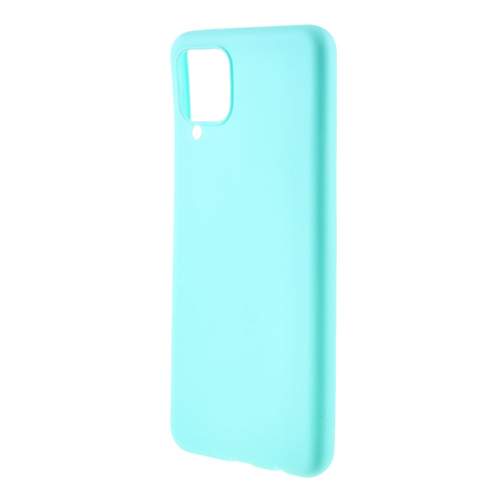 Double-Sided Matte TPU Phone Protective Case Cover Shell for Samsung Galaxy M12 - Lake Blue