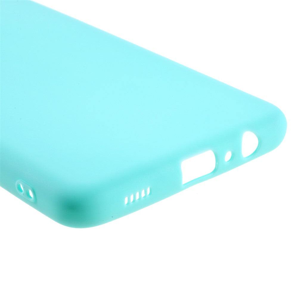 Double-Sided Matte TPU Phone Protective Case Cover Shell for Samsung Galaxy M12 - Lake Blue