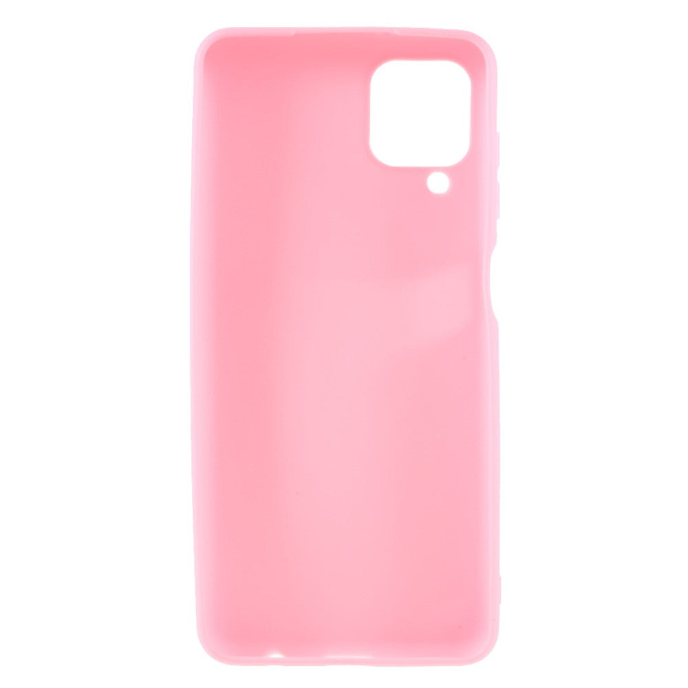 Double-Sided Matte TPU Phone Protective Case Cover Shell for Samsung Galaxy M12 - Pink