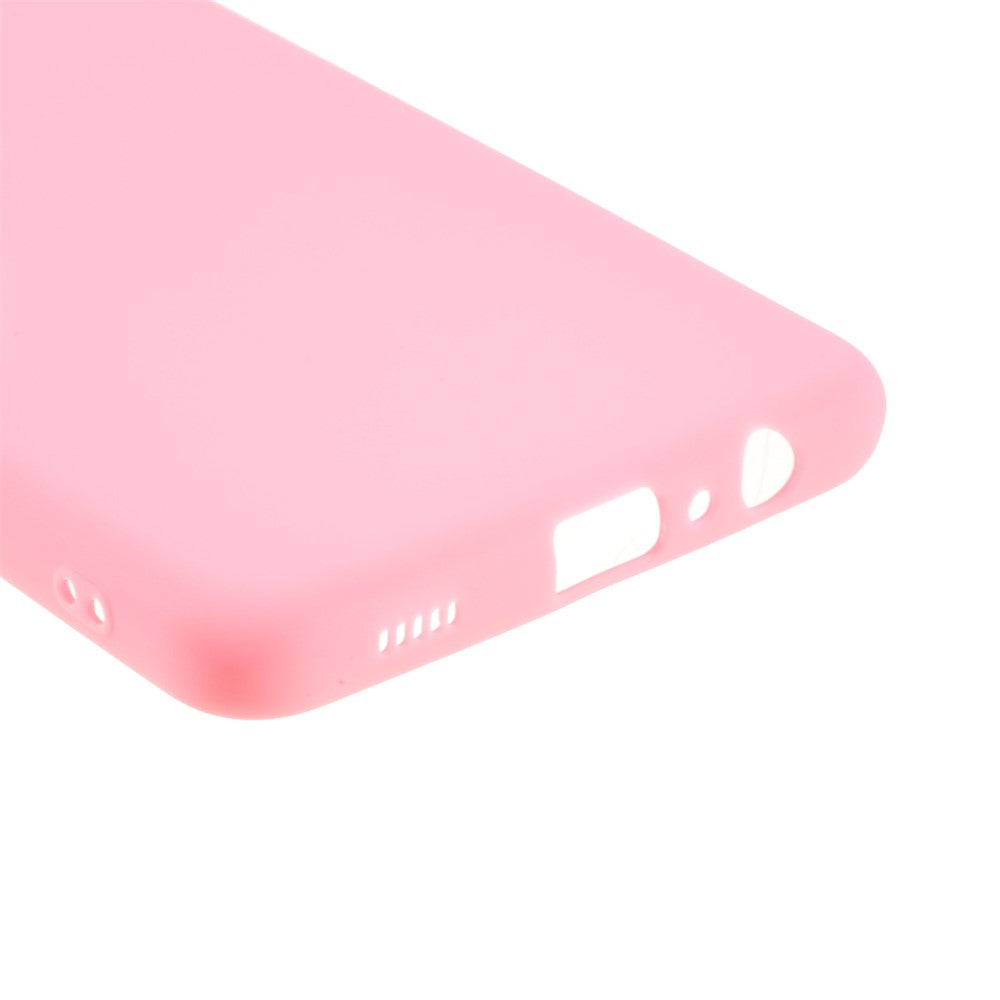 Double-Sided Matte TPU Phone Protective Case Cover Shell for Samsung Galaxy M12 - Pink