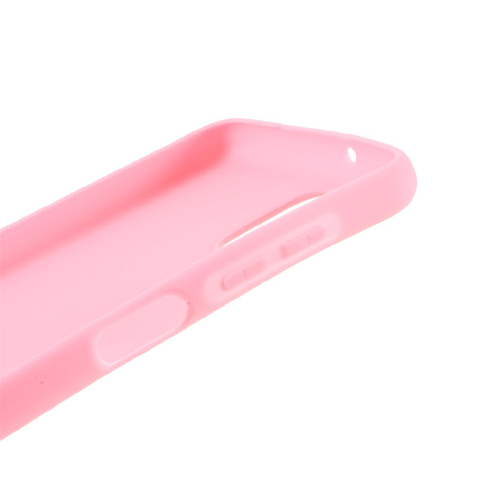 Double-Sided Matte TPU Phone Protective Case Cover Shell for Samsung Galaxy M12 - Pink
