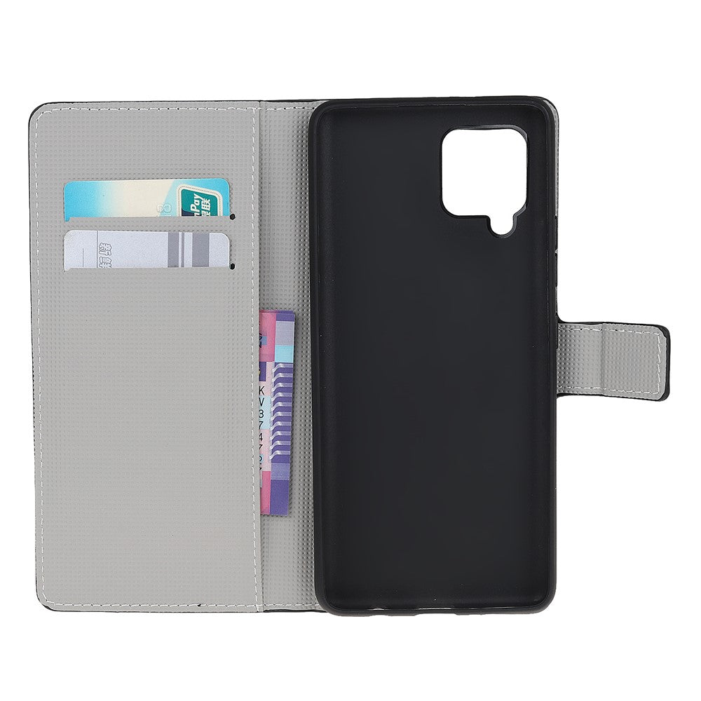 Anti-Scratch Shook-Proof Pattern Stand Feature Leather Magnetic Flip Case Wallet Cover for Galaxy M32 (Global Version) - Union Jack