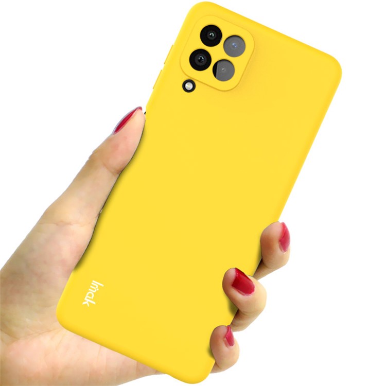 IMAK UC-2 Series Anti-Scratch Flexible TPU Phone Protective Cover Case for Samsung Galaxy A22 4G (EU Version) - Yellow