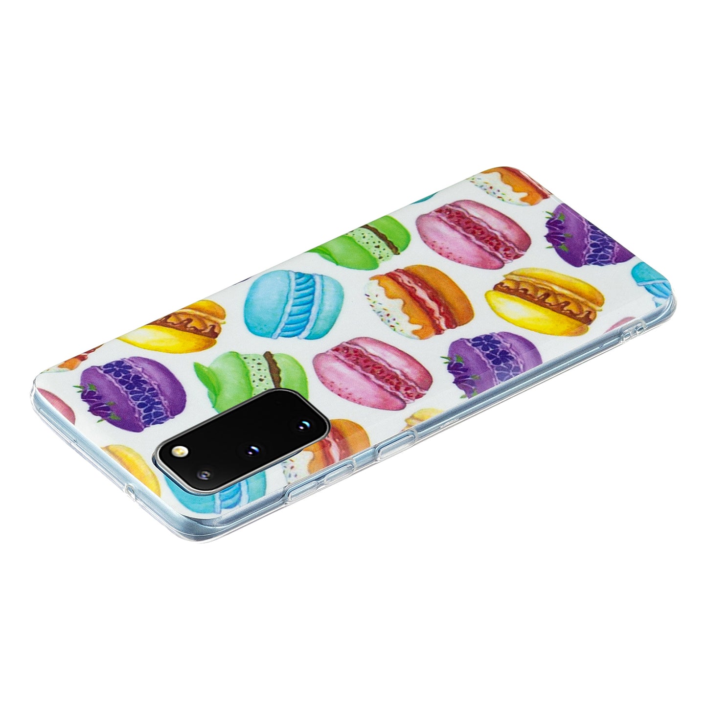 Glow in The Dark Noctilucent Shockproof Lightweight Soft TPU Cover Cell Phone Case for Samsung Galaxy S20 4G/S20 5G - Hamburg